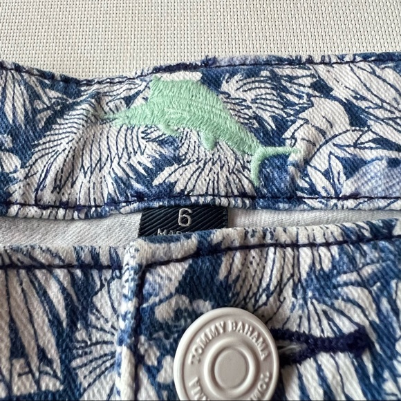 Tommy Bahama Palm Print Ankle Jeans - Picture 12 of 13